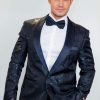 "Monte Carlo" Tuxedo Jacket Shawl - Image 11