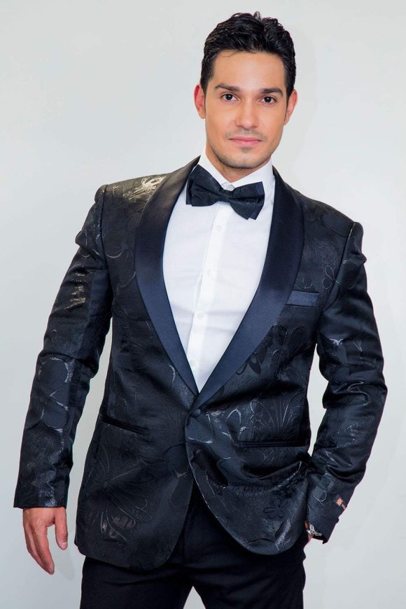 "Monte Carlo" Tuxedo Jacket Shawl - Image 11