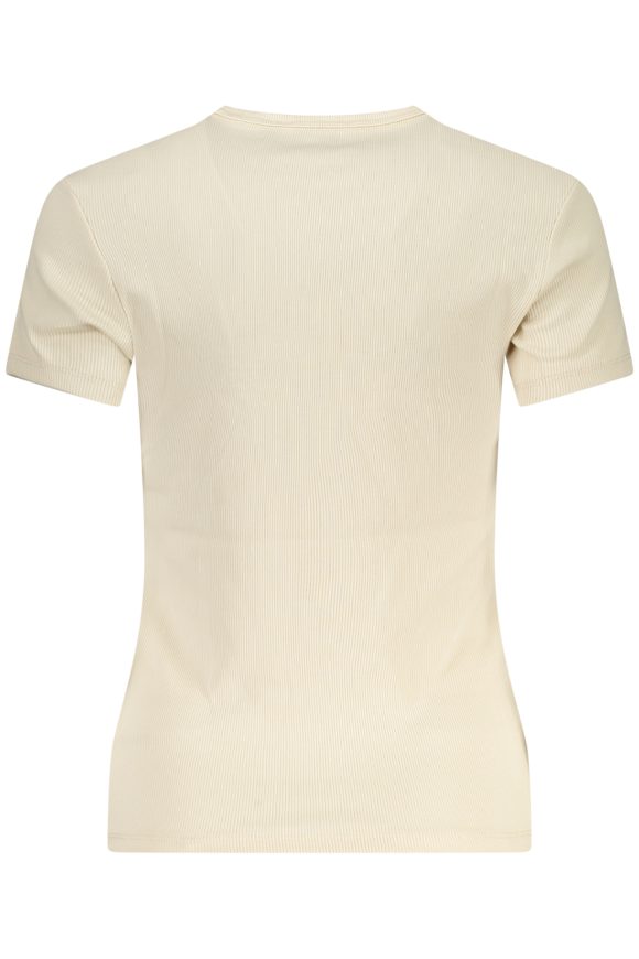 TOMMY HILFIGER SHORT SLEEVE T-SHIRT WOMEN BEIGE - Image 2