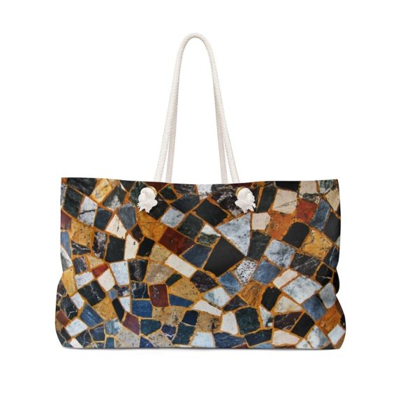 Weekender Tote Bag - Mosaic Multicolor Illustration - Image 2
