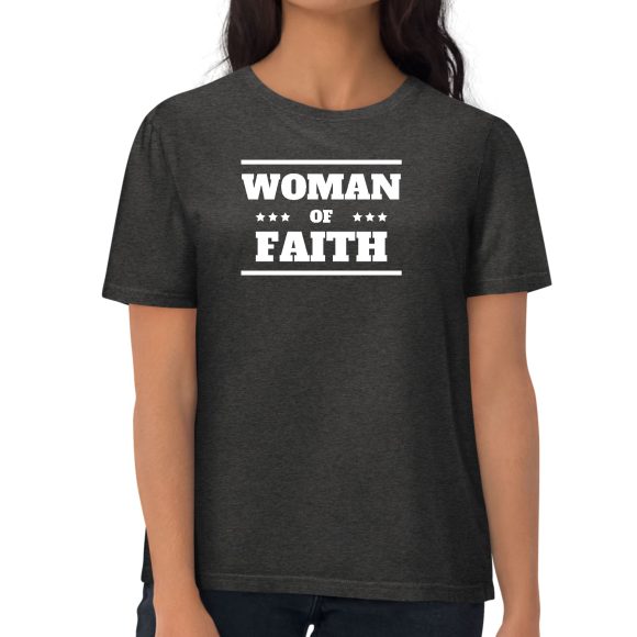 Womens Graphic T-shirt Woman of Faith - Image 24