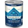 BLUE BUFFALO: Dog Fd Senior Hmstly Chkn, 12.5 oz