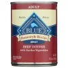 BLUE BUFFALO: Homestyle Recipe Adult Dog Food Beef Dinner with Garden Vegetables, 12.5 oz