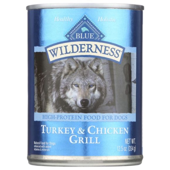 BLUE BUFFALO: Turkey and Chicken Grill Dog Food, 12.5 oz