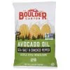 BOULDER CANYON: Olive Oil Sea Salt and Cracked Pepper Kettle Style Potato Chips, 5.25 oz