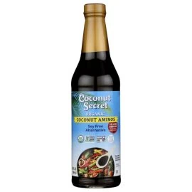 COCONUT SECRET: Coconut Aminos Soy Free Seasoning Sauce, 16.9 oz