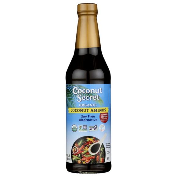 COCONUT SECRET: Coconut Aminos Soy Free Seasoning Sauce, 16.9 oz