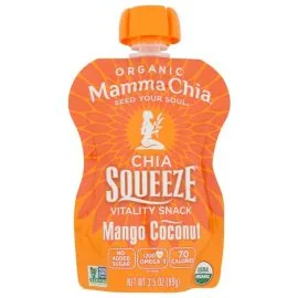 MAMMACHIA: Mango Coconut Organic Chia Squeeze, 3.5 oz