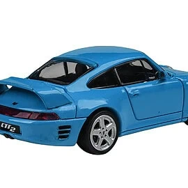 1995 RUF CTR2 Mexico Blue 1/64 Diecast Model Car by Paragon Models