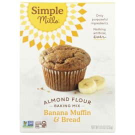 SIMPLE MILLS: Banana Muffin and Bread Mix, 9 oz