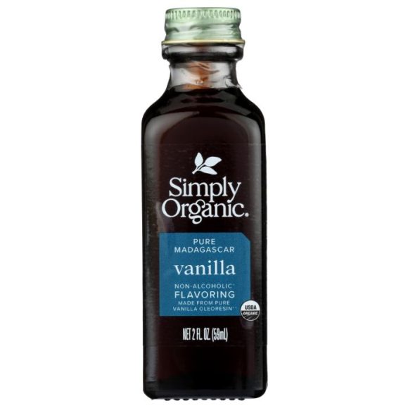 SIMPLY ORGANIC: Non Alcoholic Vanilla Flavoring, 2 oz