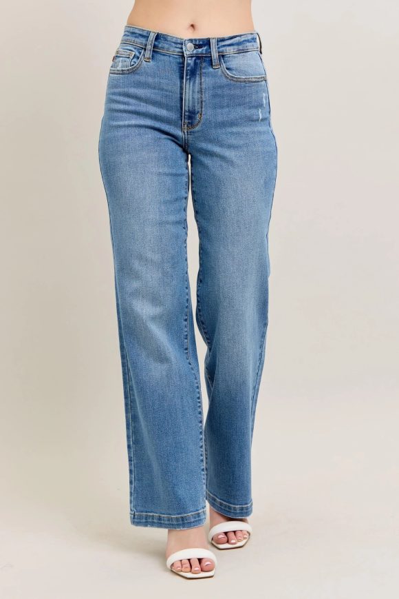 Judy Blue High-Waist Straight Jeans (Plus) - Image 2