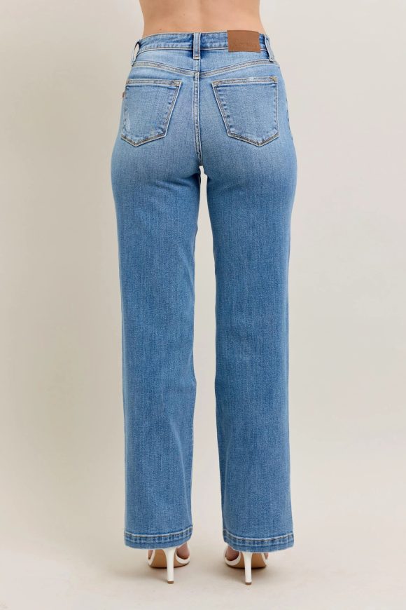 Judy Blue High-Waist Straight Jeans (Plus) - Image 5