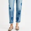 RISEN Mid-Rise Boyfriend Jeans – Heart Shade  Plus