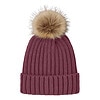Faux Fur Pom Beanie Hat